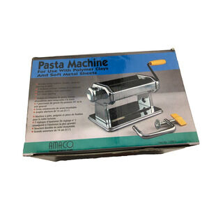Amaco Pasta Machine For Use With Polymer Clays And Soft Metal Sheets In Box